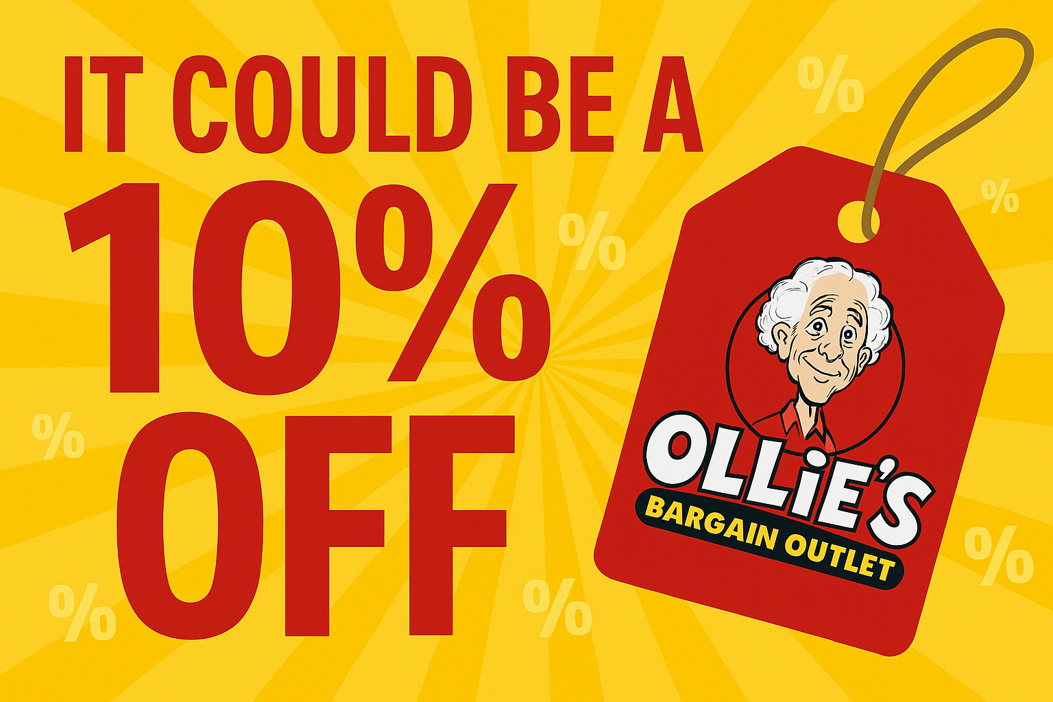 It Could Be a 10% Off Sale at Ollie's